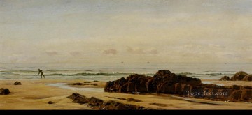Bude en el paisaje de la costa de Cornualles Brett John Beach Pinturas al óleo